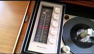 Mint Condition Antique Magnavox Astro Sonic Stereo Record Player Cabinet - All Original 1960's