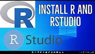 How to Install R and RStudio on Windows 11