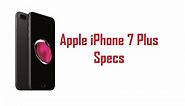 Apple iPhone 7 Plus Specs, Features & Price