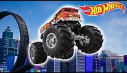 Hot Wheels Monster Trucks Heat Up on the Hottest Courses! 🔥🚒 - Monster Truck Videos for Kids