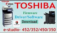 Toshiba E-Studio 452,453 Driver install at PC || How To Free Download Toshiba USB Drivers all models