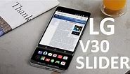 Amazing Lg V30 SLIDER Smartphone 2017 With Sliding Secondary Display!