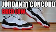 JORDAN 11 LOW CONCORD BRED REVIEW + ON FEET & SIZING