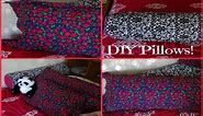 DIY Pillows! Body Pillow, Small Pillow, and Long Round Pillow ♥