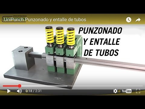 Punzonado y entalle de tubos con UniPunch