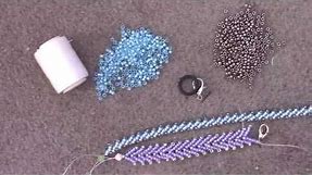 Learn the Basics of the Double St Petersburg Stitch - A Beading Tutorial by Aura Crystals