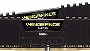 Corsair Vengeance LPX 16GB (2 X 8GB) DDR4 3600 MHz (PC4-28800) C18 1.35V Desktop Memory - Black (CMK16GX4M2D3600C18)