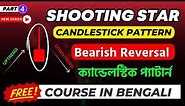 Shooting Star Candlestick Pattern I Single Bearish Reversal Candlestick #candlestickpattern
