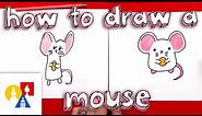 How To Draw A Cartoon Mouse