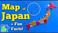 MAP of JAPAN || Eight Regions of Japan || Fun Facts || World Geography