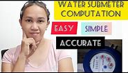 PAANO MAG COMPUTE NG WATER SUBMETER BILL EASY, SIMPLE, ACCURATE / HOW TO COMPUTE WATER SUBMETER..