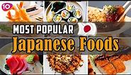 Top 10 Most Popular Japanese Foods || Tokyo Street Foods || Japan Traditional Foods || OnAir24