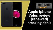 amazon review: iphone 7 plus renewed on amazon| gsm unlocked | gold & rose gold & jet black(renewd)