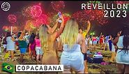 🇧🇷 COPACABANA 2023 -- NEW YEAR CELEBRATION -- Rio de Janeiro Reveillon, Brazil 【 4K UHD 】