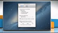 New Finder windows show option for Finder windows in Mac® OS X™