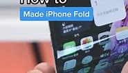A folding iPhone Fold was released in China😳 By combining two smartphones - Motorola Razr and iPhone X, a blogger from China made a folding iPhone Fold, even before the new product was shown at Apple. Apple has been thinking about the release of the new iPhone Fold for several years iPhone Flip. There have been many renders and concepts on this topic, as well as official patents from Cupertino. But bloggers in China got tired of waiting and made a complex iPhone out of two seemingly incompatibl