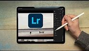 Pro photographer's Lightroom workflow on iPad 2023 (Import, edit, sync, border, export)