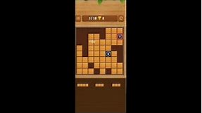 Wood Block Puzzle (by Fast Fun) - free offline block puzzle game for Android and iOS - gameplay.