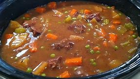 Easy Slow Cooker Beef Stew | One Pot Chef