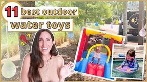 BEST OUTDOOR WATER TOYS FOR TODDLERS | Must Have Summer Toys For Pool, Backyard or Beach
