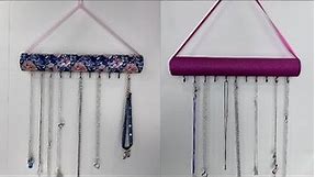 DIY Simple Necklace Holder - Cute Necklace Holder - Necklace Organization