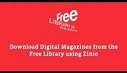 Download Digital Magazines from the Free Library Using Zinio