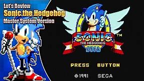 Let's Review Sonic 1 (Master System Version)
