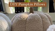 DIY Pumpkin Pillows! 😍🎃 Share this DIY with a friend for a fun craft night…and invite me haha! Materials needed and instructions below! Materials: ❤️Fabric for your pumpkin 🧡Burlap 💛Poly-fil 🤎Unicorn Horns (I found them at Joanns) ❤️Krazy craft glue 🧡Scissors 💛Jute string 🤎Upholstery thread (you’ll need strong thread for this project) ❤️Tapestry needle Instructions: 🎃Cut your fabric in a rectangle. Here are the measurements I used for my sizes! ⬇️ Large pumpkin: L: 44.5” x W: 21.5” Medi
