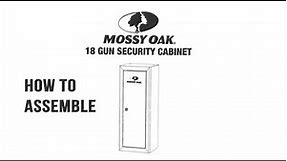 Mossy Oak 18 Gun Security Cabinet Assembly Tutorial | Gear Drop