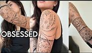 She’s tatted! | 30hr Full Sleeve Project!