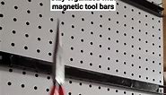 Great way to stay Organized #gobuildstuff #magnetic #Storage #bars | Go Build Stuff