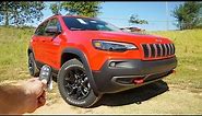2019 Jeep Cherokee Trailhawk Elite: Start Up, Test Drive, Walkaround and Review