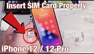 iPhone 12: How to Insert SIM Card Properly + Double Check