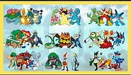 Trainers with Fully Evolved Regional Starter Pokemon
