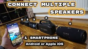 How to Connect Multiple Bluetooth Speakers to One Device (Android or Apple iOS)