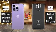 Tesla Pi Phone Vs iPhone 14 Pro Max || Techvs