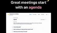 7 Meeting agenda examples for better meetings
