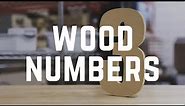 Product Spotlight: Wood Numbers