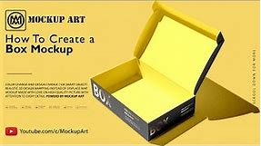 How to create a BOX Mockup| Photoshop Mockup Tutorial