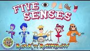 5 Senses - a new Counting Song by Rock'n'Rainbow from Let's Boogie - Music for kids by Howdytoons