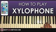 HOW TO PLAY - iPhone Ringtone - Xylophone (Piano Tutorial Lesson)