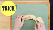 Easy Trick: Slice a Banana Without Peeling It | Presto Chef