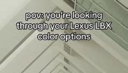 so many options 😍 which ones your favorite? #LexusLBX #Lexus #cartok | Lexus Car