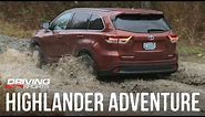 2019 Toyota Highlander SE AWD On and Off-Road Review #drivingsportstv
