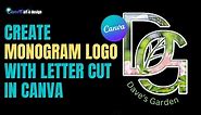 Monogram Logo Design Tutorial | How Do You Monogram A Logo Letter in Canva