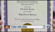 Fake diploma scam