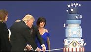 Trump's patriotic cake causes controversy
