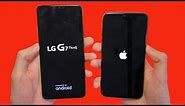LG G7 ThinQ vs iPhone X Speed Test, Displays, Speakers & Cameras! 🔥