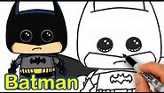How to Draw Batman Cute and Easy