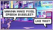 Make Pixel Speech Bubbles On Your Phone! | Aesthetic Pixel Speech Bubble Tutorial!!